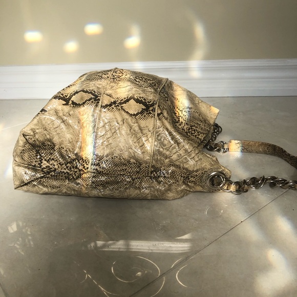 Faux leather snakeskin hobo - Picture 3 of 3